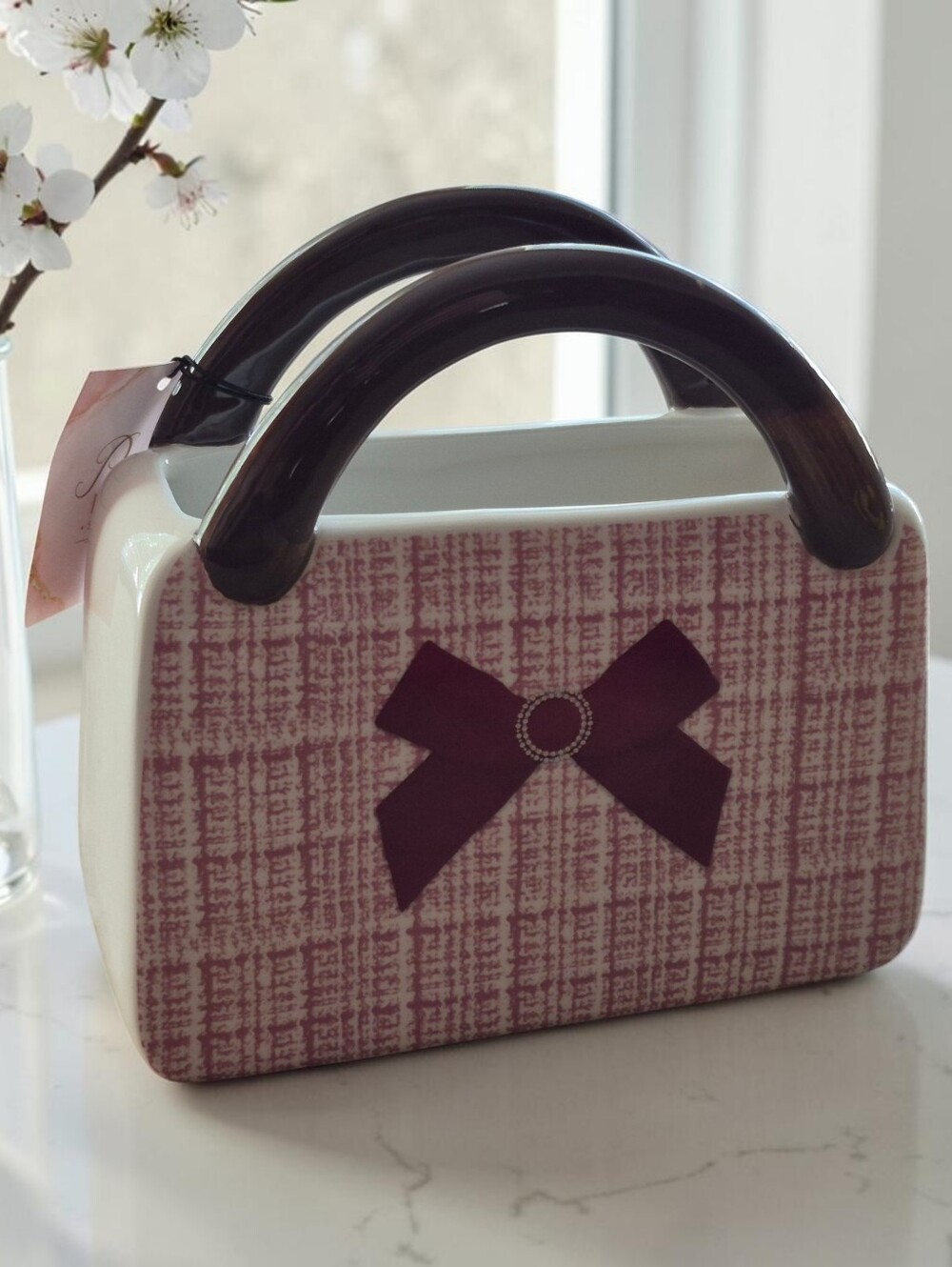 POSH Form Studios Ceramic Handbag Vase